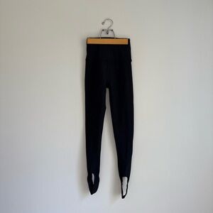 BEYOND YOGA SPACE DYE WELL ROUNDED STIRRUP LEGGING IN DARKEST NIGHT XS NWOT